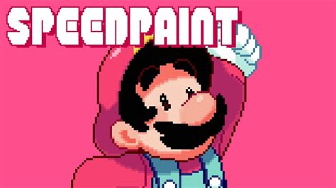 Mario Sprite Redraw Speedpaint Youtube