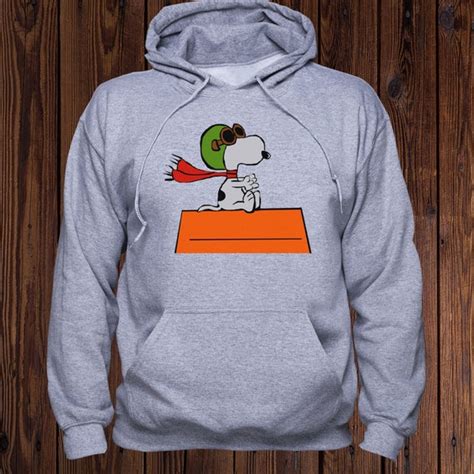 Flying Snoopy Sweatshirt/ Pilot snoopy Hoodie/ Snoopy house | Etsy