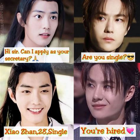 Xiao Zhan Yibo Gusu Handsome Anime Guys Funny Memes