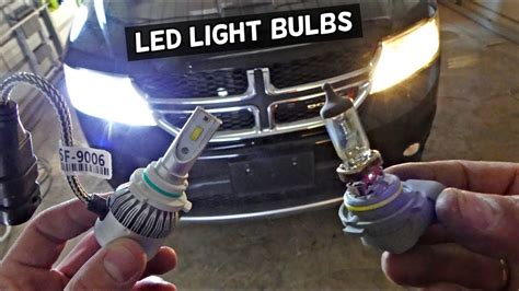 Dodge Journey Led Headlight Bulbs Installation Fiat Freemont Led Headlight Bulbs Youtube