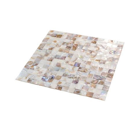 Seashell Dreams Square Mosaic Tile