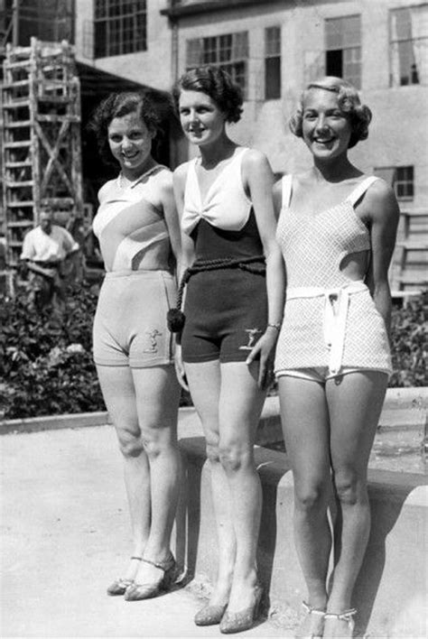 Before Bikini Era 36 Vintage Photos Of Female Swimsuits In The 1930s ~ Vintage Everyday