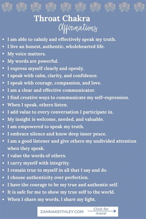 35 Throat Chakra Affirmations for Speaking Your Truth