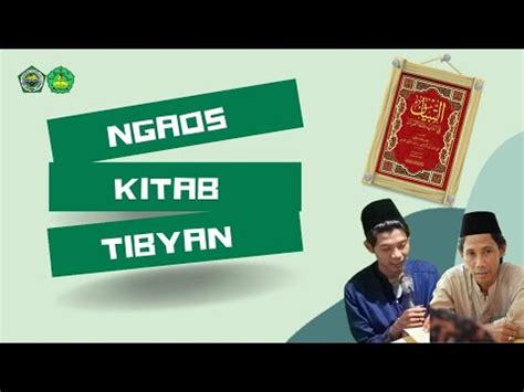 Live Streaming Ngaji Kitab Tibyan Pq Al Adnan Ramadhan H Youtube