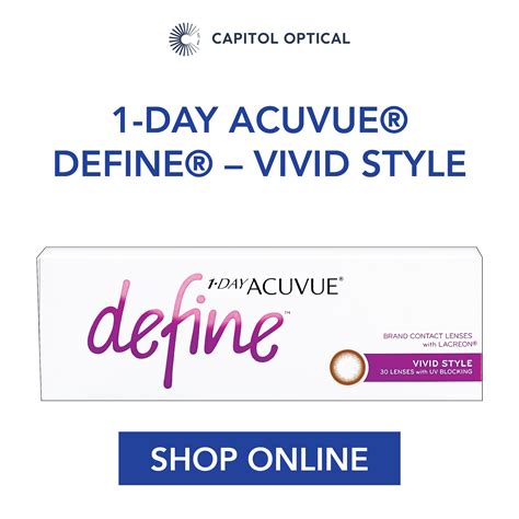 1 Day Acuvue® Define® Vivid Style Eye Care Centre Singapore Capitol Optical