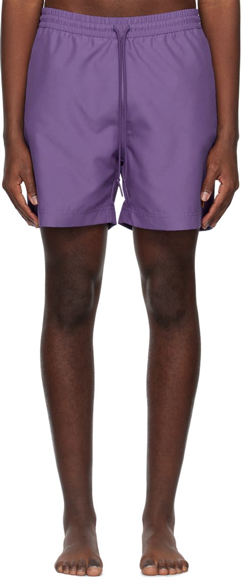 Purple Chase Swim Shorts By Carhartt Work In Progress On Sale