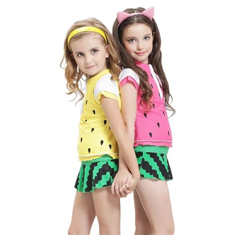 Meisjes Badmode Een Badpak Meisjes Baby Badpak Watermeloen Print Meisje Bikini Beachwear
