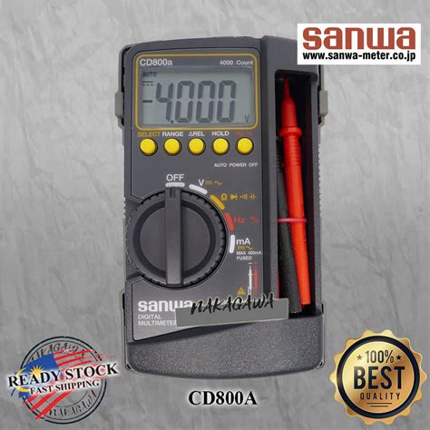 Sanwa Cd A Digital Multimeter Shopee Malaysia