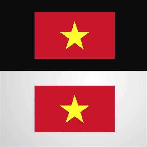 Vietnam Flag Banner Design 14208092 Vector Art At Vecteezy