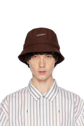 Brown Les Classiques Le Bob Gadjo Bucket Hat By Jacquemus On Sale