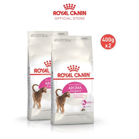 Royal Canin Aroma Exigent 400g X 2 Adult Dry Cat Food Feline Health