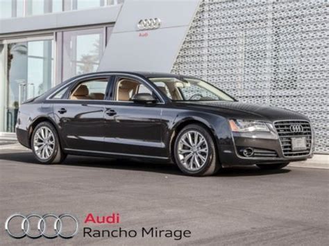 Sell Used 2012 Audi A8l Oolong Gray Side Assist Lane Assist Pano Sunroof Dual Pane Glass In