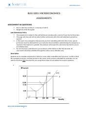 Economic Concepts Application In Microeconomics Assignment Course Hero