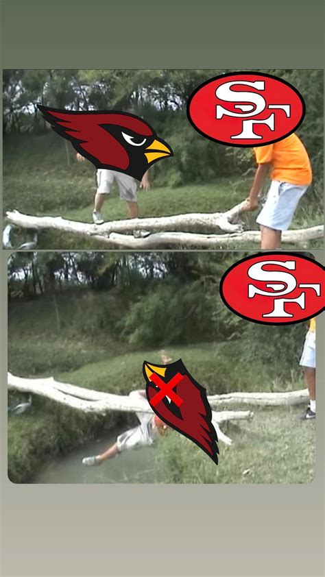 That small losing streak to the cardinals ends : r/NFCWestMemeWar