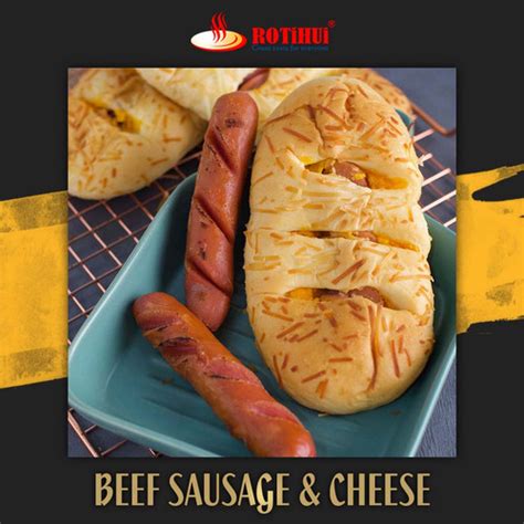 Jual BEEF SAUSAGE CHEESE ROTI SOSIS SAPI KEJU ROTIHUI Khusus Ojol