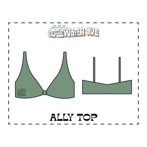 Diy V Shape Bikini Top Pdf Sailor Pdf Sewing Pattern Etsy Canada