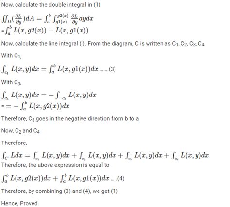 Greens Theorem Statement Proof Formula And Example