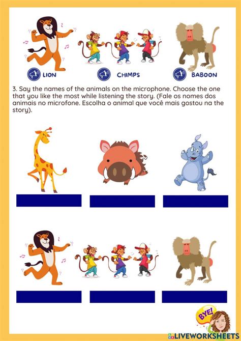 Giraffes Can T Dance Book Worksheet Live Worksheets