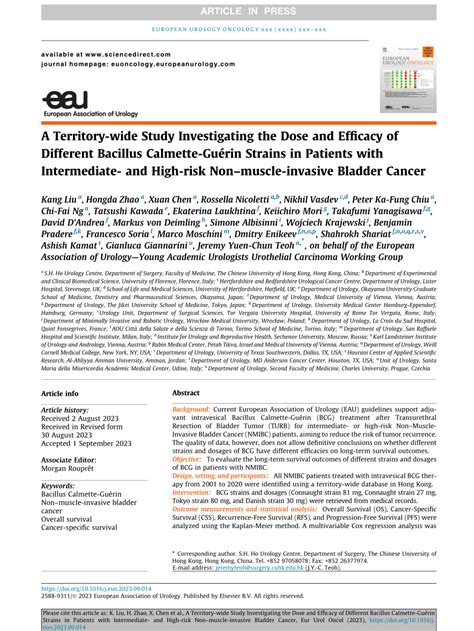 PDF A Territory Wide Study Investigating The Dose And Efficacy Of