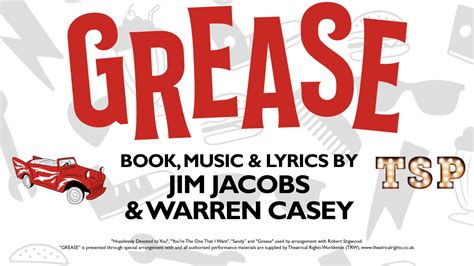 Grease Presented By Theatre South Productions Tickets Kings Theatre