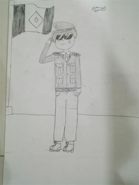 An attempt at drawing General Poncho From Airplane 3 since Airplane 4 ...