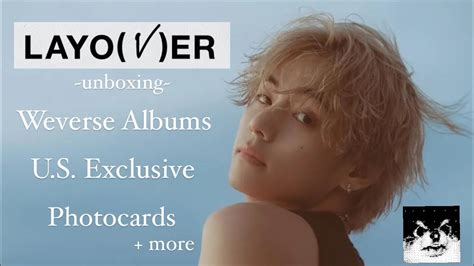 V Layover Album Unboxing Layover Layover Layover Weverse