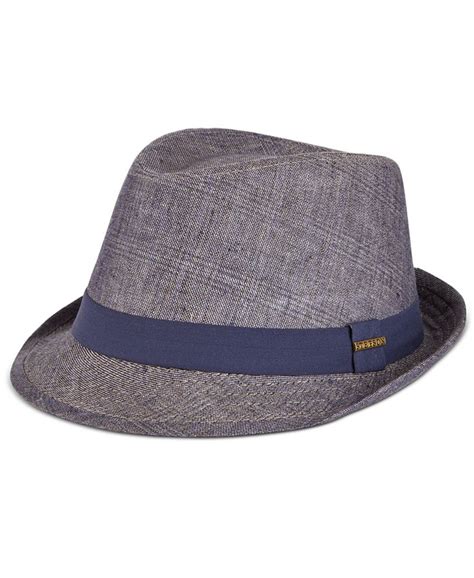 Stetson Mens Plaid Fedora Macys