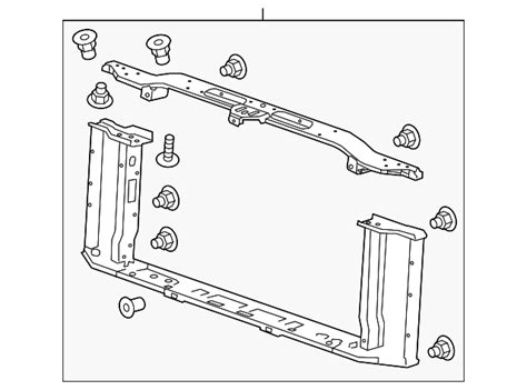 Radiator Lower Support Gmpartsdirect