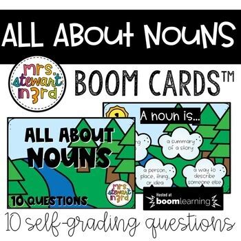 All About Nouns Boom Cards By Mrsstewartin3rd TpT