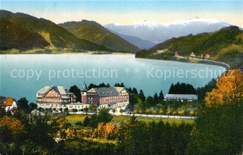 Ak Ansichtskarte Titisee Hotel Am See Blick Zum Oldhting De