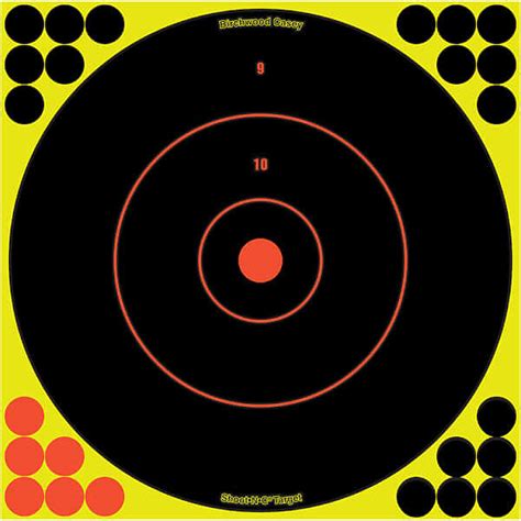 BIRCHWOOD CASEY SHOOT N C 12 INCH BULL S EYE 5 PACK Camofire