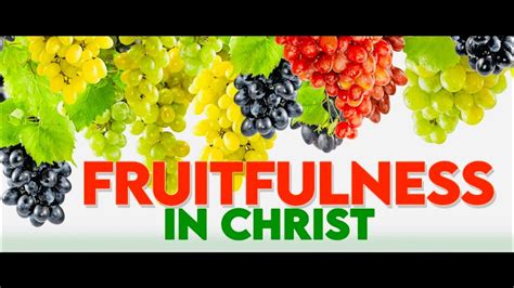 The Month Of Fruitfulness Youtube