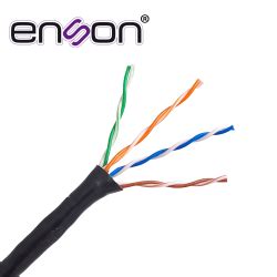 Compra Enson Bobina De Cable Cat5e UTP 305 Metros Negro Cyberpuerta Mx