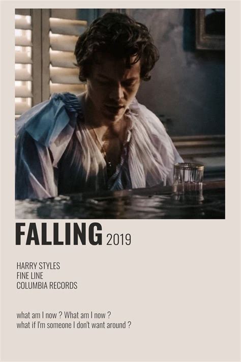 Falling By Harry Styles Harry Styles Fond D Cran Harry Styles Affiche