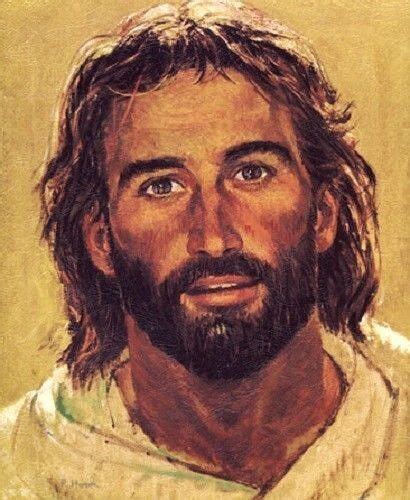 Richard Hook Head Of Christ 20x16 Paper Art Print Surfer Jesus Smiling