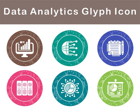 Data Analytics Vector Icon Set 20711086 Vector Art At Vecteezy