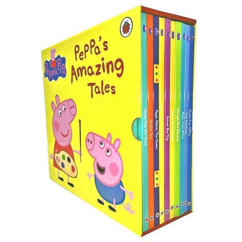 Peppa Pig Amazing Tales 10 Young Books Box Set Collection Children Pac