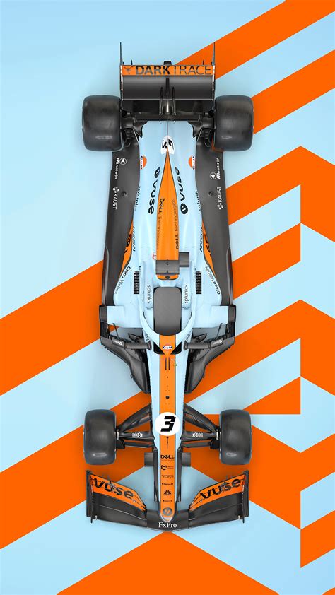 Mclaren Gulf Livery [Upscaled] 4320x7680 : F1Porn