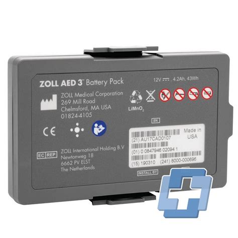 Zoll Aed 3 Battery Pack 5321006305 Evac