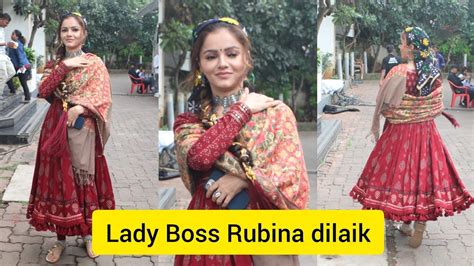 Rubina Dilaik In Navratri Special Outfit At Jhalak Dikhla Jaa Set In