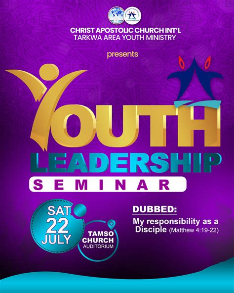 Church Youth Event flyer : Purple and black by Suglo Thomas on Dribbble