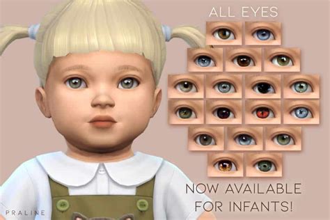 21+ Sims 4 Infant Eyes: Contacts, Default & Non-Default Eyes - We Want Mods