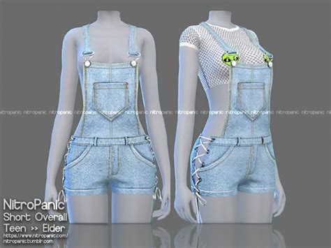 Best Sims 4 Overalls Cc For Female Sim Outfits All Free Fandomspot