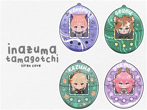 Artstation Inazuma Tamagotchis Genshin