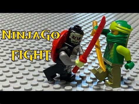 Ninjago Fight Lloyd Vs Bone Guard Lego Stop Motion Animation Youtube