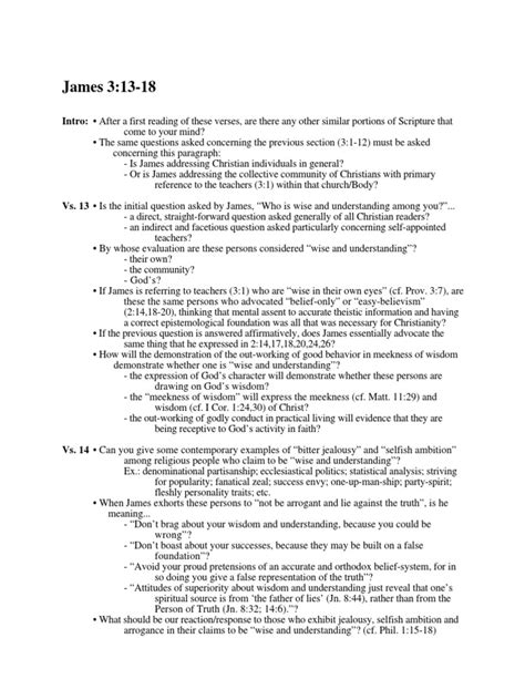 James 11 Pdf Wisdom Question