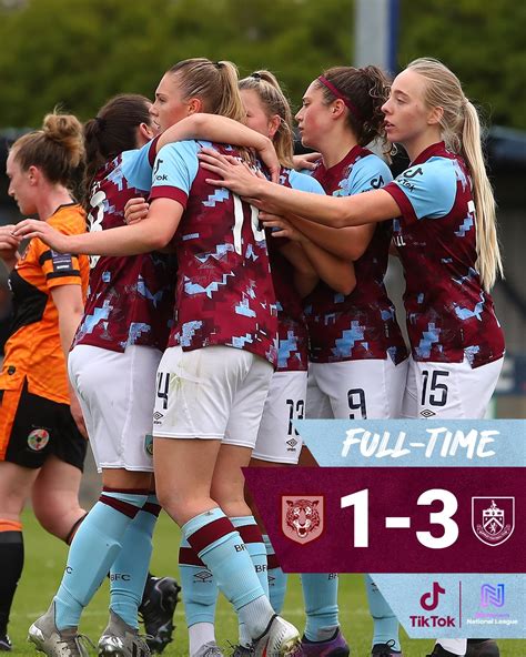 Burnley Fc Women On Twitter ⏹️ Full Time Hullcitylfc 1 3 Burnley