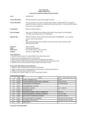 MEM402 Syllabus Drexel University College Of Engineering Department