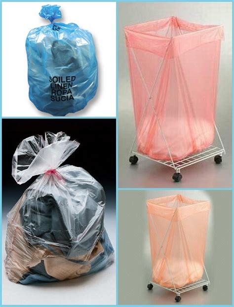 Hospital Medical Dissolvable Hot Water Soluble Laundry Bag For