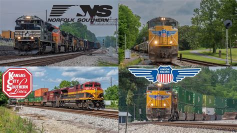 Hd Railfanning Ns Across Alabama May Pt W Up Galore Kcs Cp